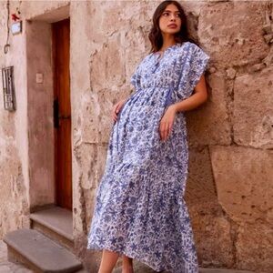 Mirth Sonoma Maxi dress, bluebonnet, size Small